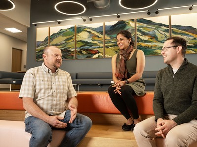 Justin Jones, Elizabeth Vargis and Dillon Weatherston.
