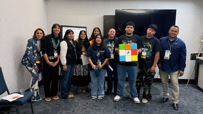 People in a group photo.
