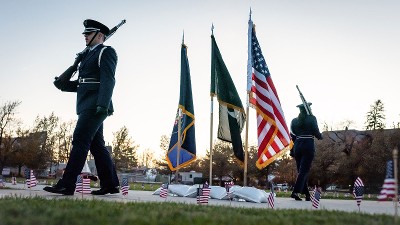 A military vigil.