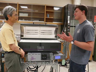 USU physicists in nanoscale lab