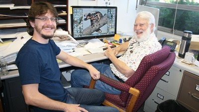 Scientists Mailho-Fontana and Brodie