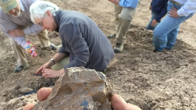 USU geologists at field site.