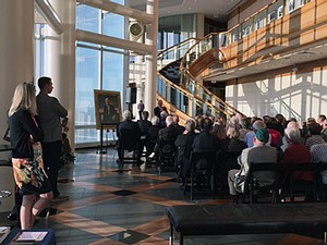 the crows at the Arrington gift announcement in Salt Lake City