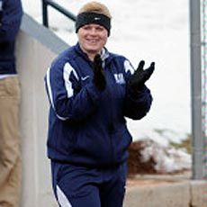 Utah State head softball coach Carissa Kalaba
