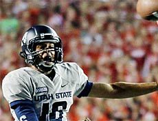 USU football action