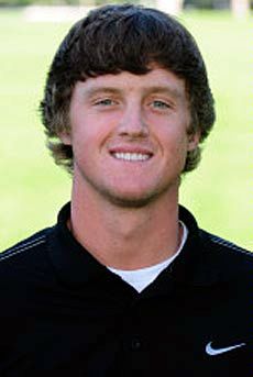 Utah State University golfer Tanner Higham