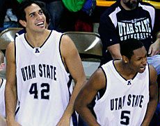 USU men's basketball action