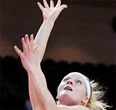 Utah State women's basketball player