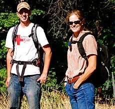 USU professor Bonnie Pitblado and student Benjamin Fowler