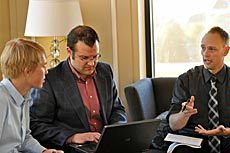 USU business students and faculty advisor
