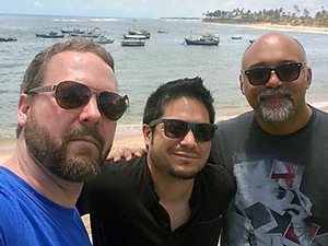 three professors who lead USU's Brazil initiative from the College of Humanities and Social Sciences