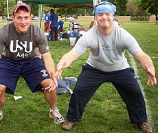 USU Special Olympic volunteer and Olympian