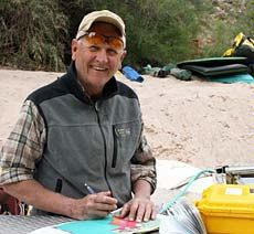 USU's Jack Schmidt doing fieldwork