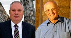 USU Diversity Award winners Garth Wilson and Robert McPherson