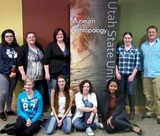 staff members from USU's Museum of Anthropology 