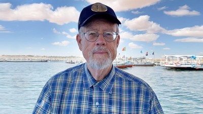 Douglas James in retirement.