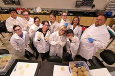 Students in the class of USU Uintah Basin biologist Lianna Etchberger