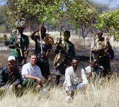 fire management course participants and community members 