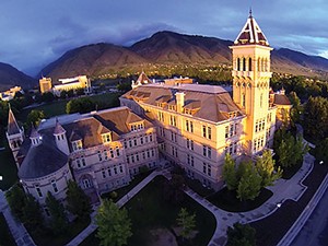 Utah State University's Old Main building