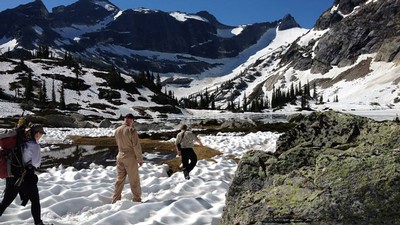 Researchers tracking streams and rivers across the Columbia Basin in Western Canada.