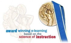 Award-winning e-learning medal