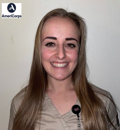 Hunter Hagen, a second-year nursing student and third-term AmeriCorps member at SUU.