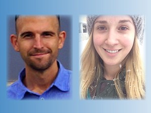 USU researchers Jordan Smith and Lauren Dupéy