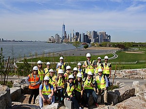 USU LAEP student at Governor's Island, New York City