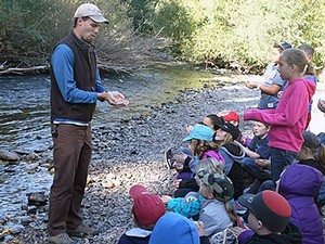 Natural Resource Field Days activity at river