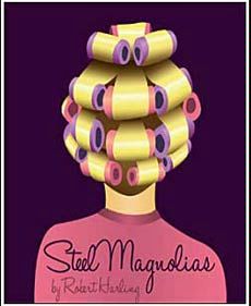 publicity illustration for the OLRC production of 'Steel Magnolias'