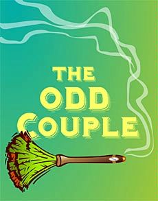 graphic illustration for the Odd Couple presented by the Old Lyric Repertory Co.