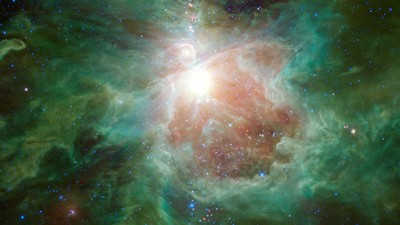 The Great Nebula in Orion is featured in this sweeping image from the SDL-built WISE telescope.