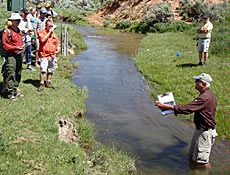 USU's Jack Schmidt teach a short course on site