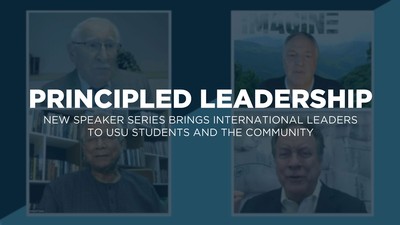 Principled Leadership Speaker Series Headline