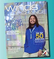 magazine cover with USU doctoral student Mike Negale