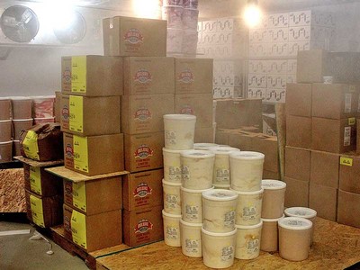 Expansion of the freezer at the Gary H. Richardson Dairy Products Laboratory