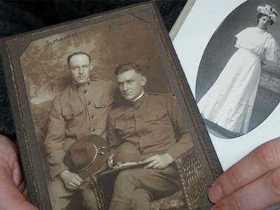 photographs of Danielle Ross's great-grandparents