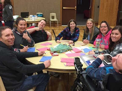 A group of social work students at Common Ground