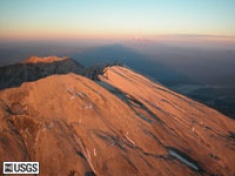 Sunset at Mount St. Helens