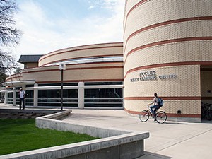 USU's Eccles Science Learning Center, exterior northeast view