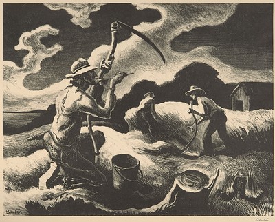 Thomas Hart Benton, “Island Hay.”