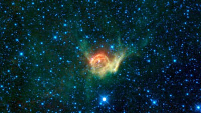 special cloud of dust and gas in the constellation Canis Major.