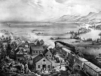 historic railroad image