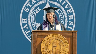 Student Speaker Melissa Taveapont.