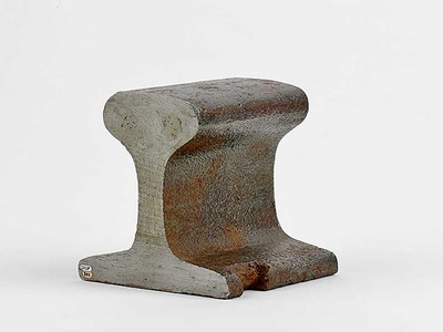 piece of railroad track from Golden Spike