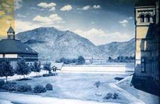An early view of USU's campus