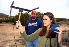 Danielle Ross, right, and Dan Emmett 
