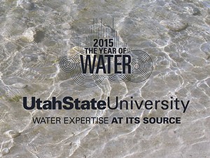 Utah State University Year of Water logo