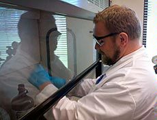USU vet science student Mark Robison