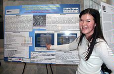 Pre-med student Sherry Baker 